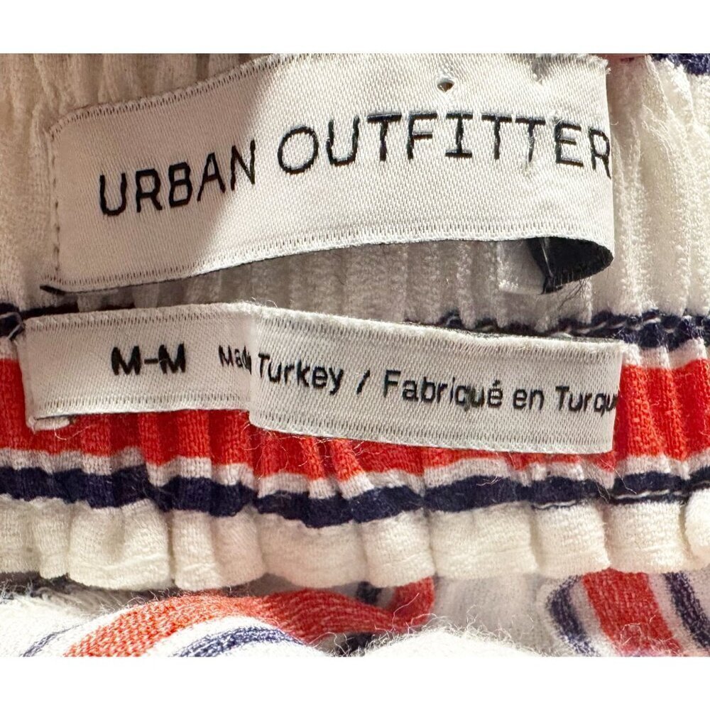 URBAN OUTFITTERS Raven Red White Blue Halter Neck Jumpsuit Sz M - Picture 7 of 8